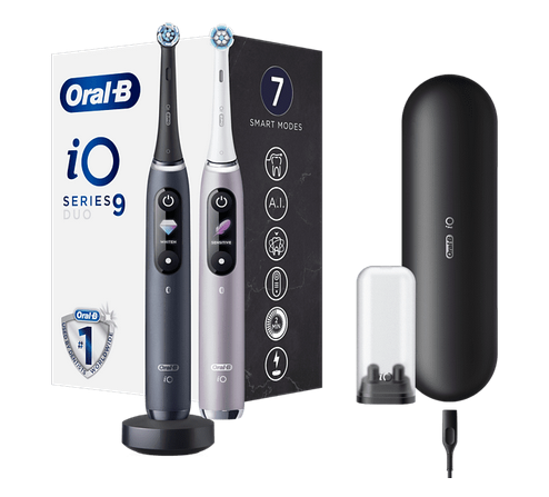 Oral-B iO Series 9 elektromos fogkefe duo fekete+rozé | DigitalPlaza.hu